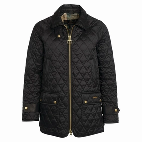 Big Savings Alert Barbour Kelham Ladies Quilted Jacket - Black/Ancient