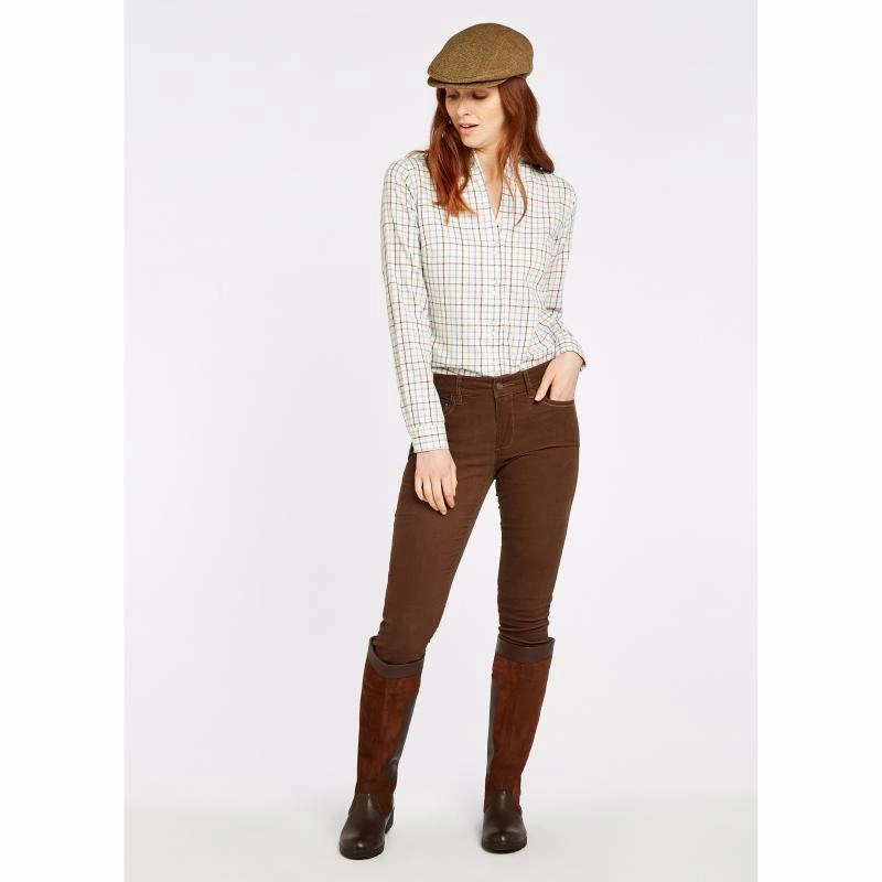 Hot Discount Deal Special Steal Event Dubarry Honeysuckle Ladies Stretch Pincord Jeans - Mocha