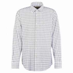 Barbour Hanstead Mens Country Active Regular Fit Shirt - Mid Olive Best Seller Deal