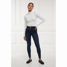 Holland Cooper Ladies Jodhpur Jeans  - Deep Indigo Limited Edition Offer Hot Offer Frenzy