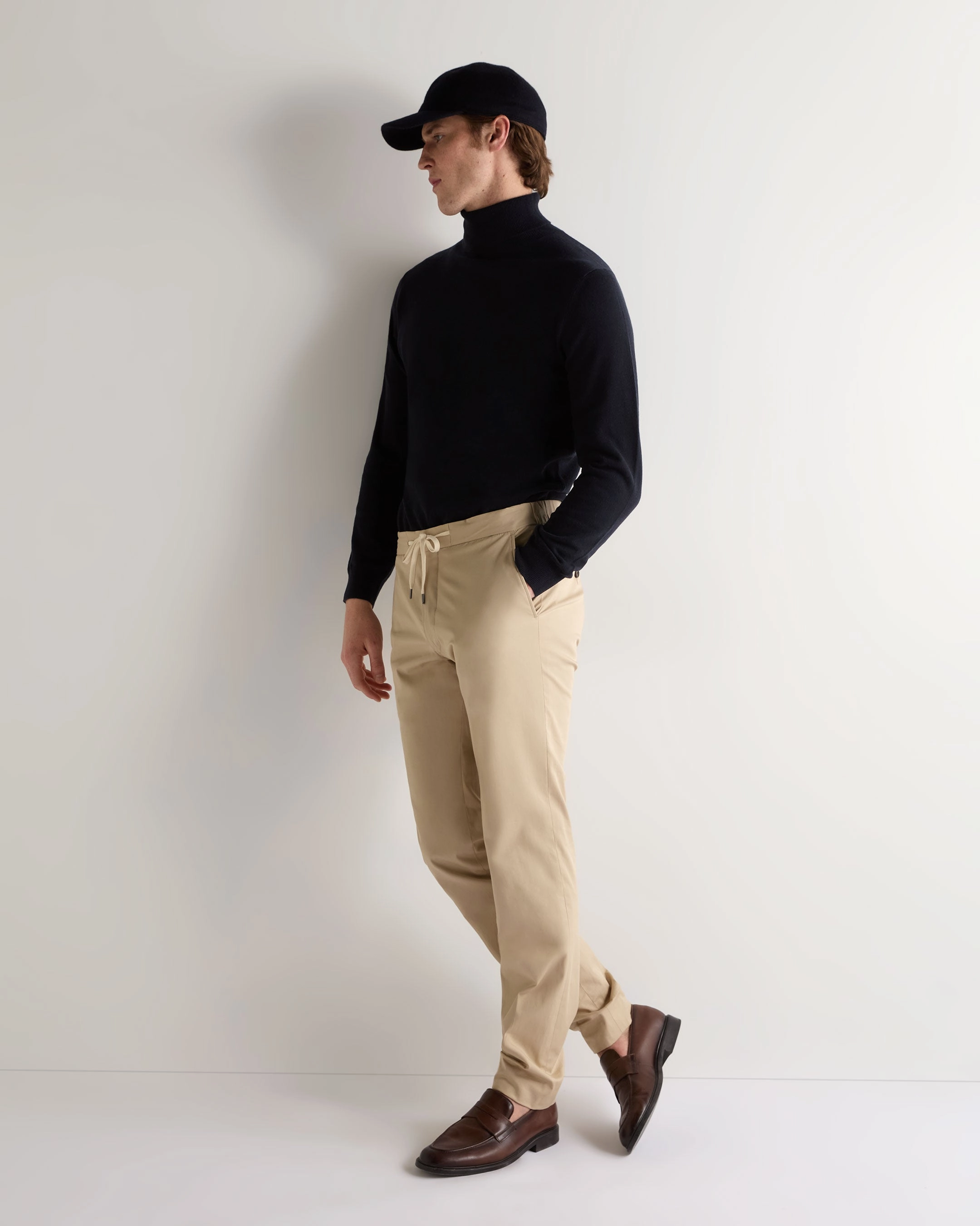 Trendy Picks Today Dont Miss Hot Deals Men'S Trafalgar Roll Neck Cashmere Jumper Navy Blue