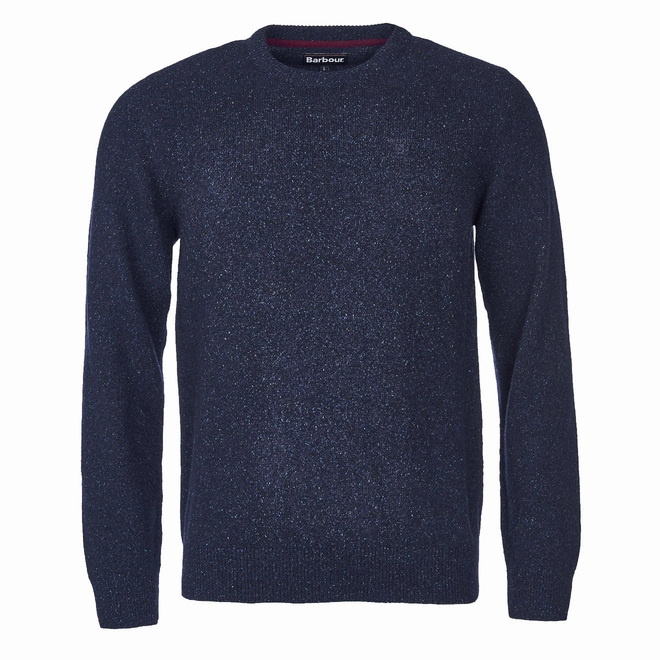Barbour Essential Tisbury Crew Neck Sweater Navy Clearance Event Alert Shop Save Big