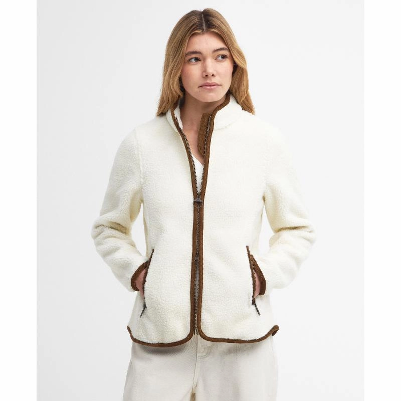 Mega Online Discount Barbour Laven Ladies Fleece Jacket - Winter Pearl/Classic