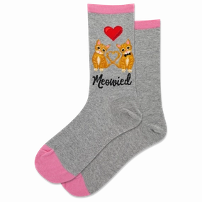 Women'S Meowied Crew Sock Limited Time Offer Today Only Discount Alert