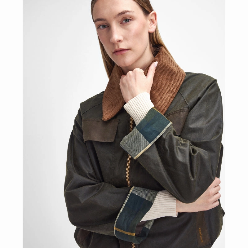 Barbour Beauly Ladies Wax Jacket - Archive Olive/Beech/Ancient GiftWorthy Sale