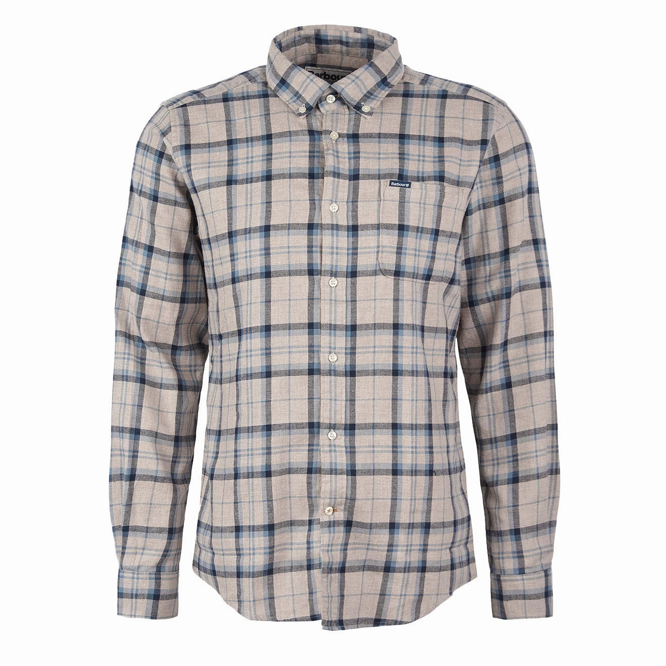 Clearance Event Alert Barbour Deerpark Tailored Shirt Ecru