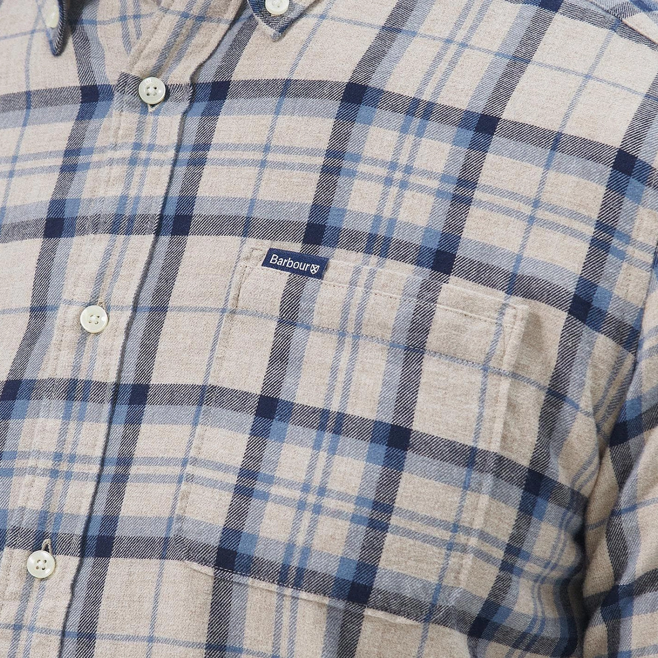 Limited Stock Offer Barbour Deerpark Tailored Shirt Ecru