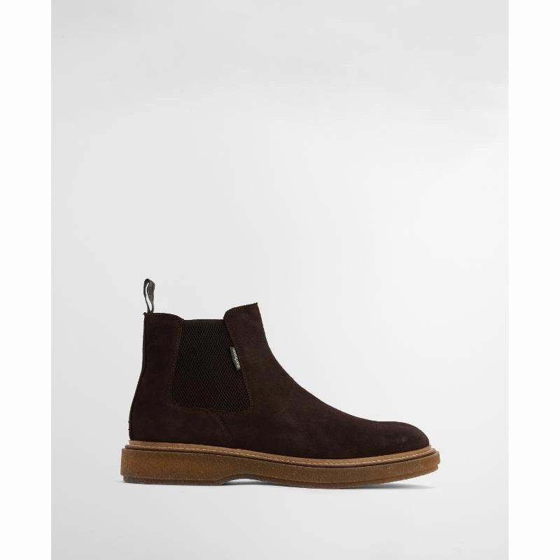 Barbour Tinstone Mens Chelsea Boot - Choc Suede Hot Picks Today Big Clearance Event