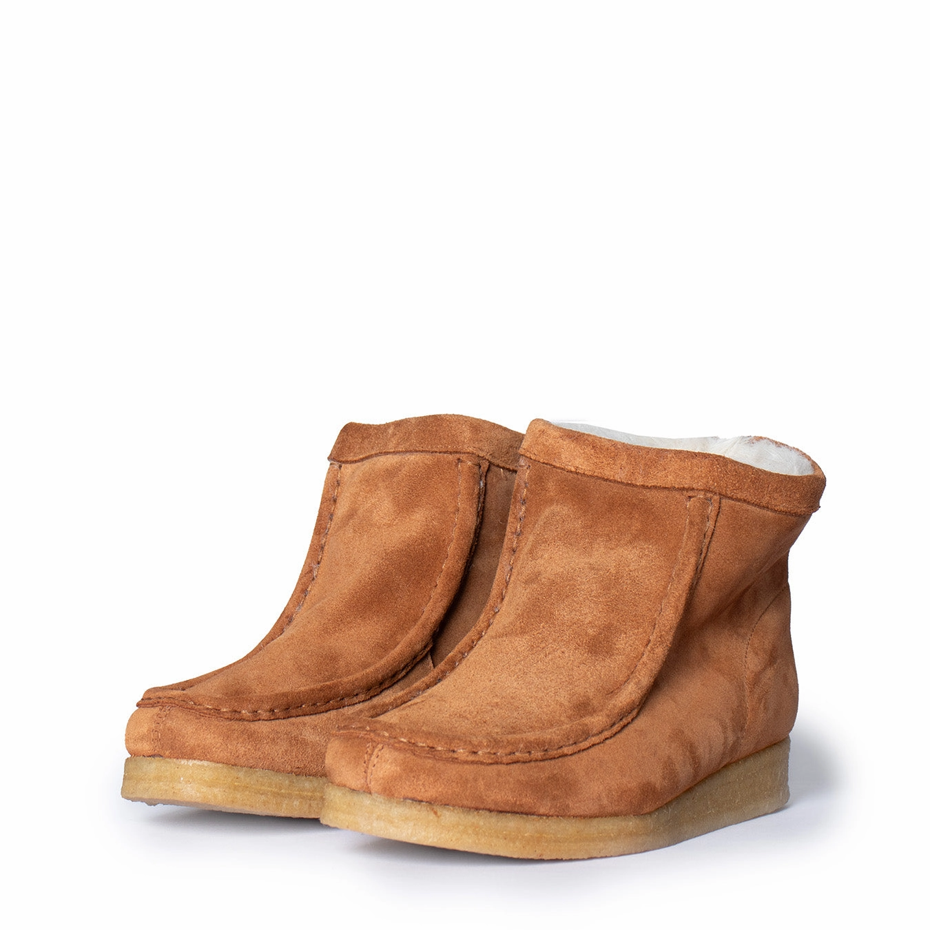 Clarks Originals Womens Wallabee Hi Boot Caramel Wlined Special Savings Today