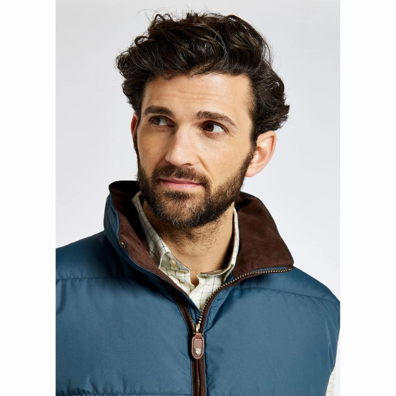 Dubarry Graystown Mens Down Gilet - Steel Dont Miss Hot Deals