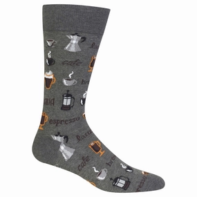 Men'S Coffee Cups Crew Socks Daily Hot Deal