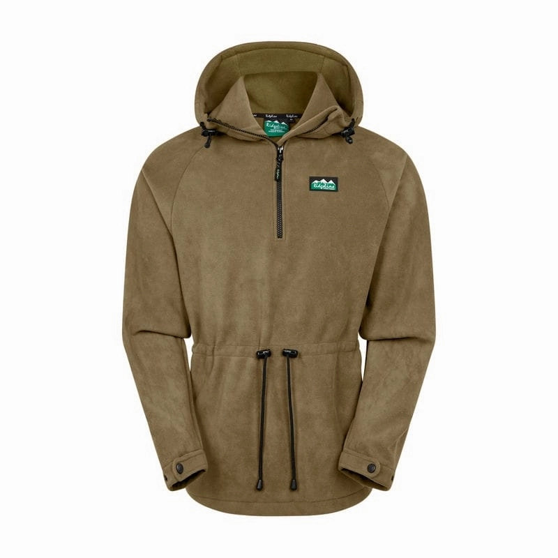 Dont Miss These Savings Mega Savings Now Ridgeline Malin Unisex Windproof Fleece Smock - Teak