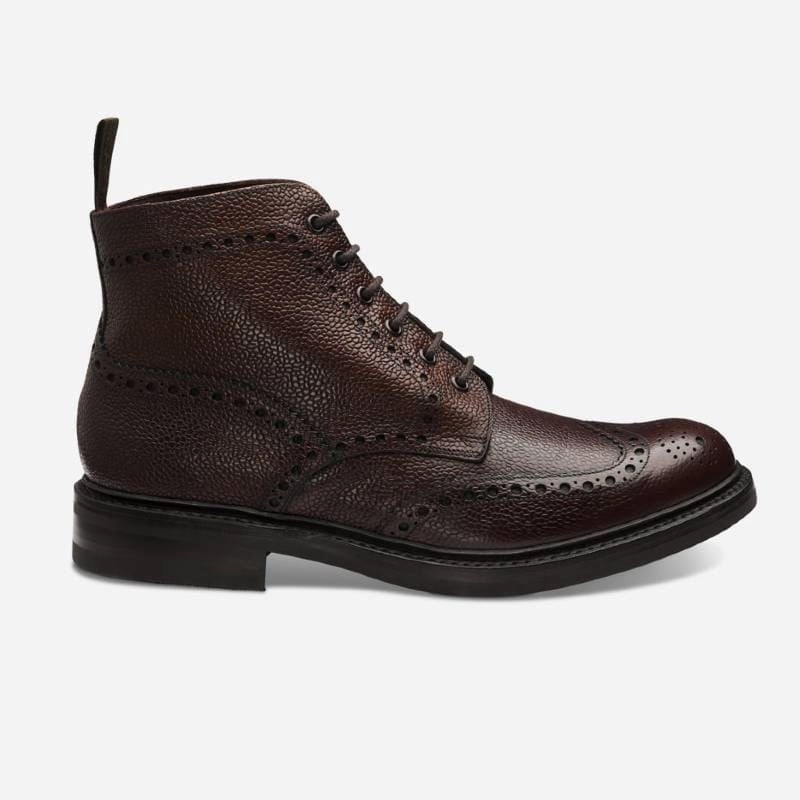 Steal Todays Offer Sweet Deal Inside Loake Bedale Wide Fit Mens Leather Boot - Oxblood Grain