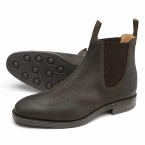Shop Smart Deals Loake Chatsworth Mens Leather Chelsea Boot - Rust Brown Wax