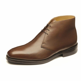 Loake Pimlico Leather Chukka Boot - Dark Brown Special Price Today MustHave Deal