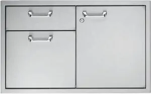 Lynx Professional Grill Series LSA36 36" Storage Door/Double Drawer Combination