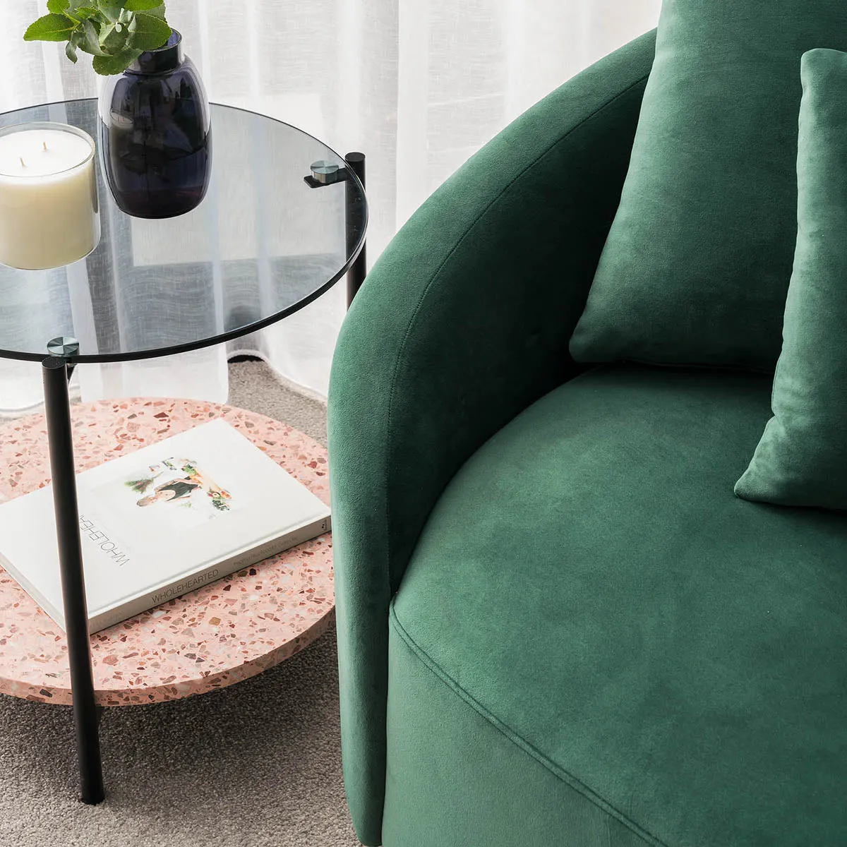 Maddox Terrazzo Side Table