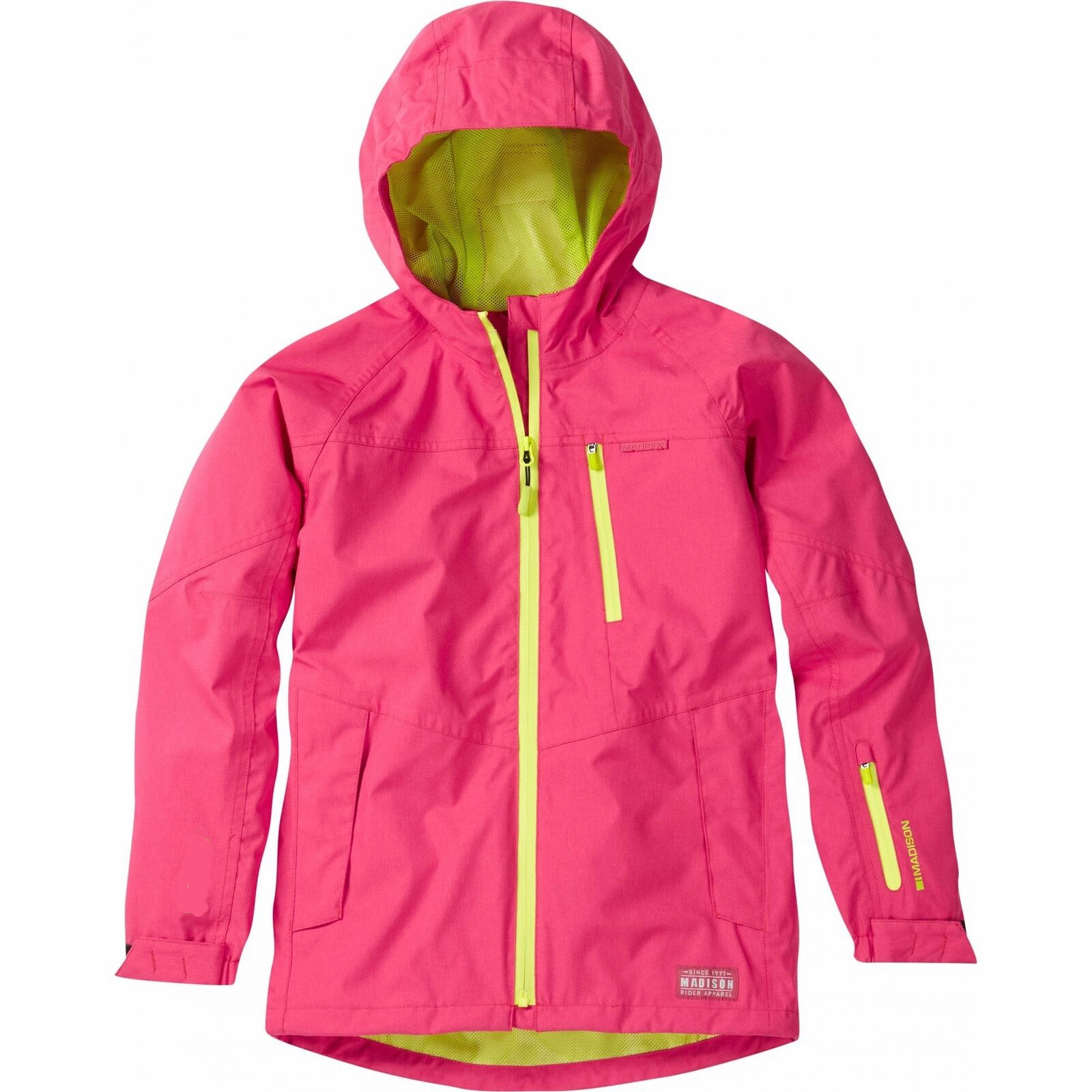 Big Sale Today MustHave Deals Madison Roam Youth Waterproof Cycling Jacket - Age 13 - 14 - Rose Red