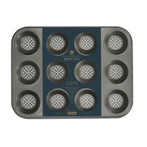 MasterClass Crusty Bake Non-Stick 12 Hole Shallow Baking Pan