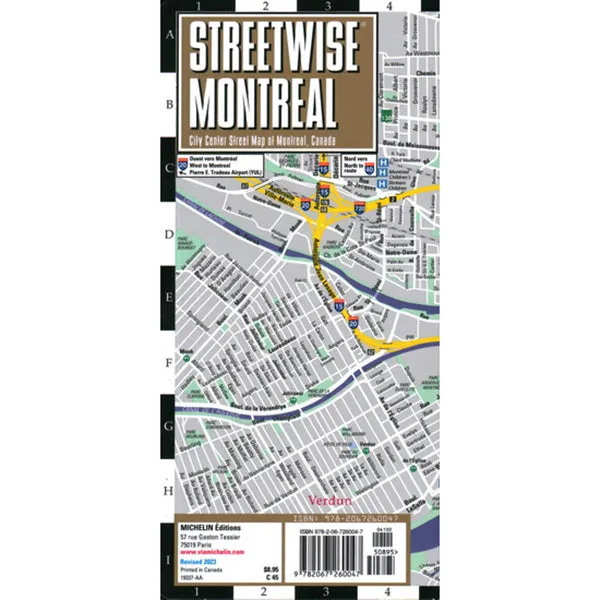 Special Occasion Discount Price Drop Alert Streetwise Montral Plastified Map