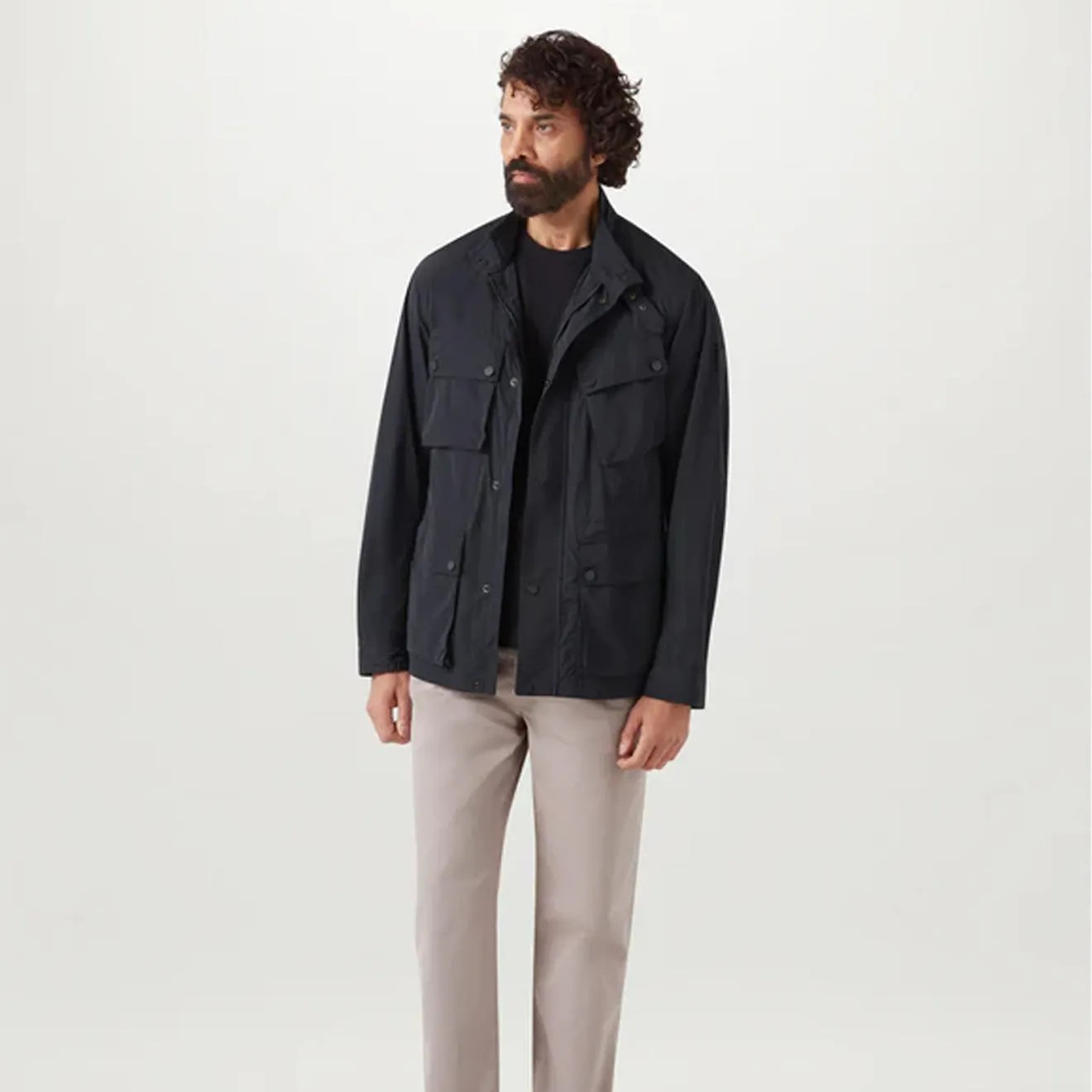 Clearance Blowout Belstaff Service Fieldmaster Jacket Black