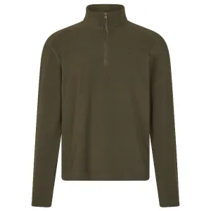 Seeland Benjamin Mens 1/4 Zip Fleece Jumper - Pine Green Flash Sale Now Price Drop Frenzy