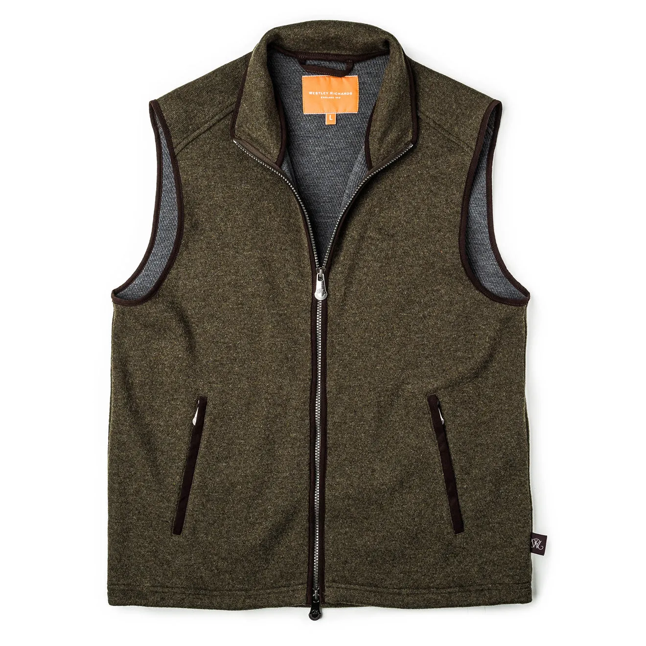 Westley Richards Lyell Fleece Gilet Moss Biggest Savings Now Hot Picks Today