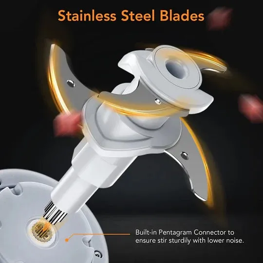 Mega Mini Chopper, 0.8Lit, 300Watts, White