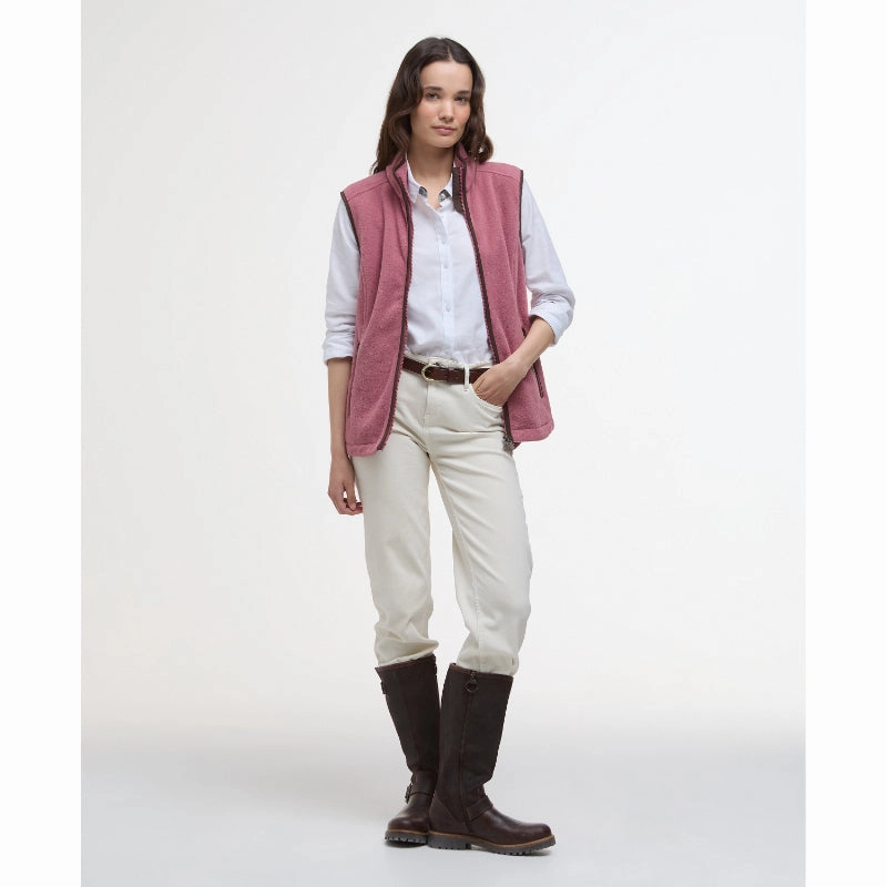 Barbour Country Colton Ladies Fleece Gilet - Deep Pruce EndofWeek Deals