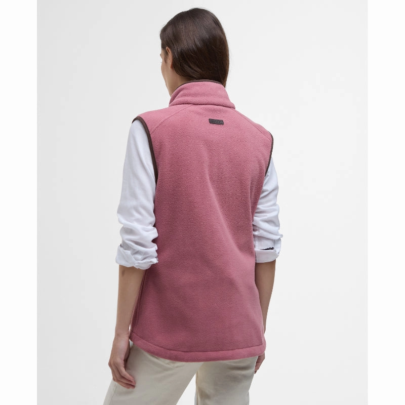 Instant Deal Today Barbour Country Colton Ladies Fleece Gilet - Deep Pruce