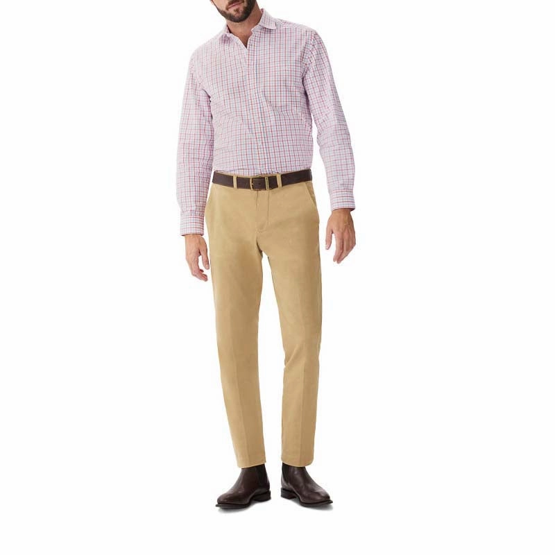 Limited Time Steal MustHave Gift Ideas R.M.Williams Classic Mens Shirt - Blue/White/Red