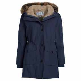 Limited Edition Offer Today Only Special Barbour Foxton Ladies Waterproof Jacket - Navy/Dark Chambray