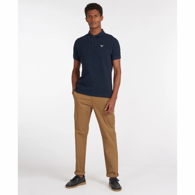 Barbour Tartan Pique Mens Polo Shirt - New Navy Limited Offer Alert Special Savings Today