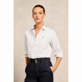 Holland Cooper Oxford Ladies Shirt - White Dont Miss Todays Deal Grab Todays Deal