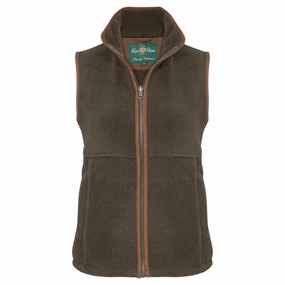 Trending Now Offer Alan Paine Aylsham Ladies Fleece Waistcoat - Green