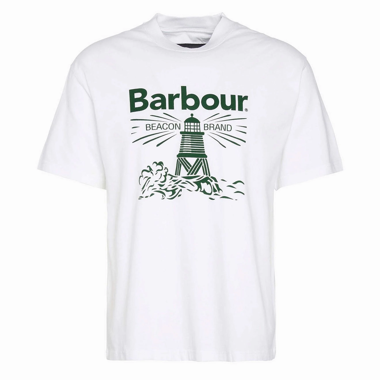 Mega Hot Offer Big Savings Today Barbour Pell Oversized Graphic T-Shirt White