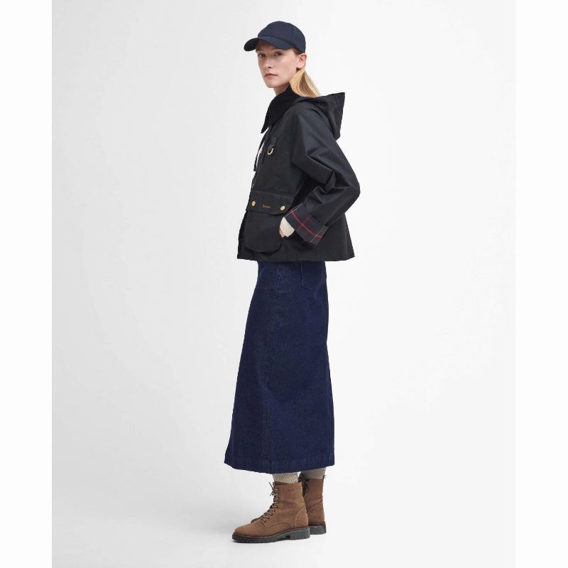 Hot Pick Online Sweet Deal Inside Barbour Reighton Wax Ladies Jacket - Black/Classic