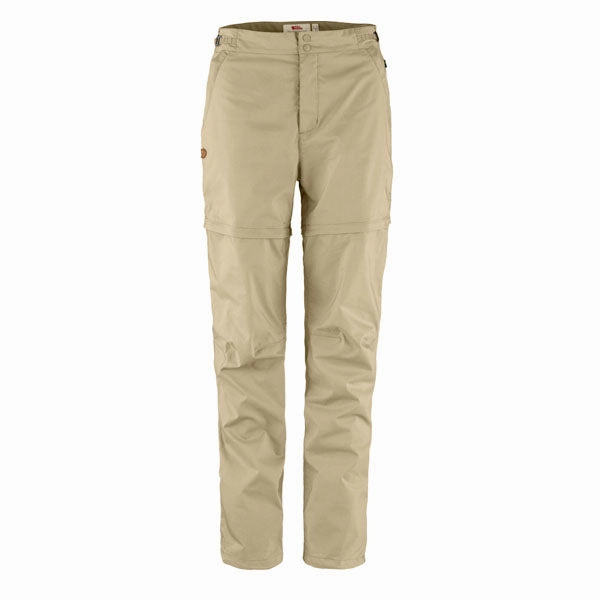 Fjallraven Womens Abisko Hike Zip-Off Trousers Reg Leg Fossil Shop the Savings Now Price Drop Alert