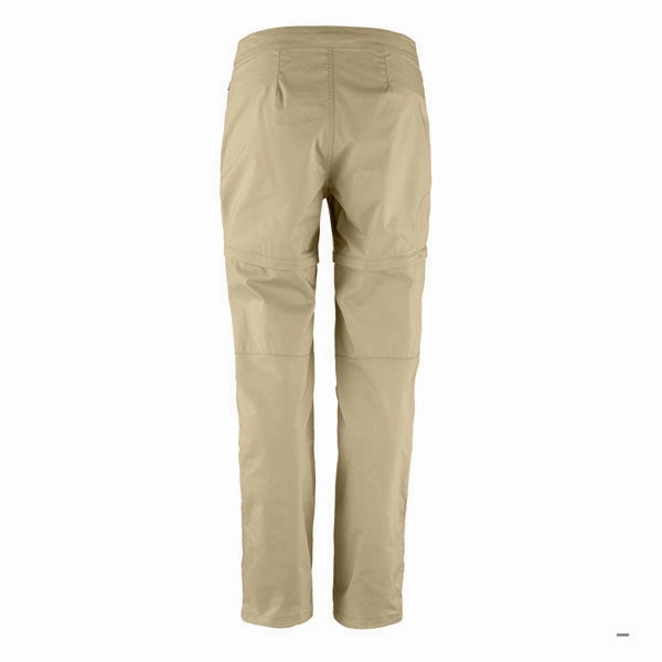 Online Exclusive Offer Today Only Special Fjallraven Womens Abisko Hike Zip-Off Trousers Reg Leg Fossil