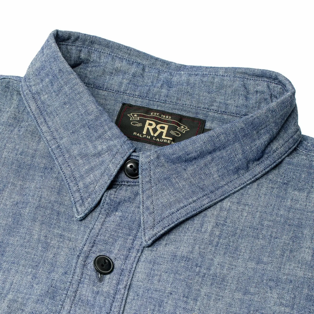 Hot Offer Ending Soon Rrl By Ralph Lauren Cameron Workshirt Chambray L/S Rinse