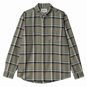 Carhartt Wip L/S Swenson Shirt Swenson Check Park Hot Sale Alert Limited Time Discount