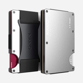 Shop the Savings Now Flash Discount Today Personalised Cash Strap Wallet (Ghost Silver)