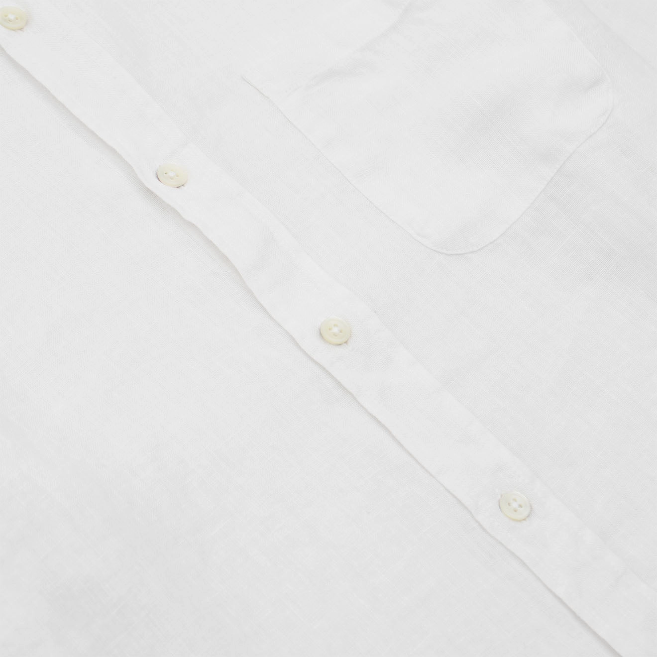 Portuguese Flannel L/S Linen Shirt White Todays Mega Savings