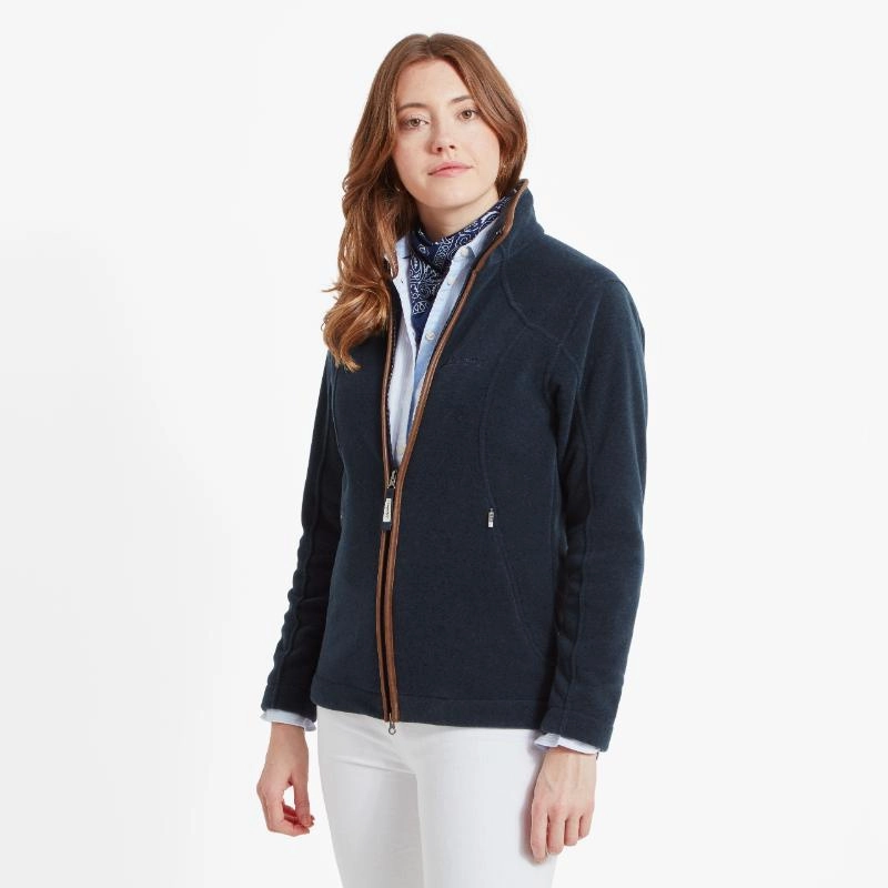 Grab It Before Gone Schoffel Burley Ladies Fleece Jacket - Petrol Blue