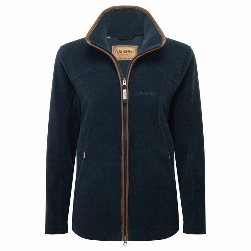 Schoffel Burley Ladies Fleece Jacket - Petrol Blue Save More Online Best Price Online