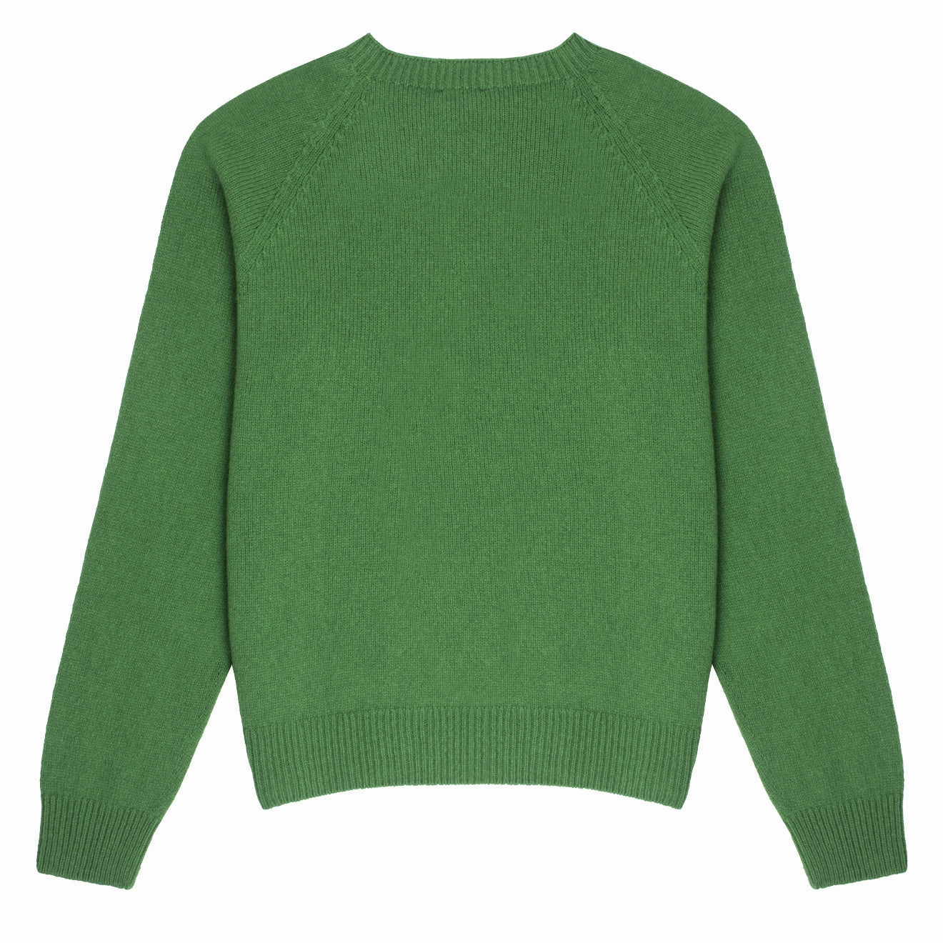 Online Exclusive Offer Sunspel Womens Lambswool Crew Neck Jumper Bright Green