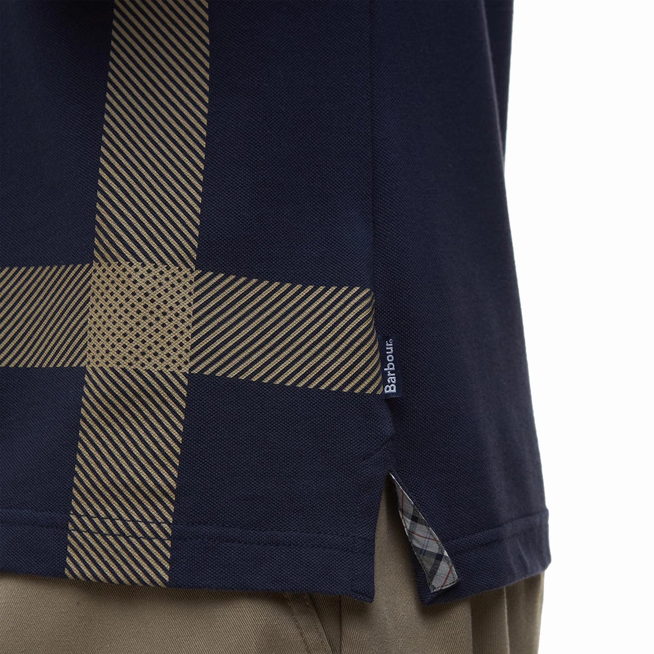 Barbour Blaine Polo Shirt Navy/Pine Exclusive Savings Event