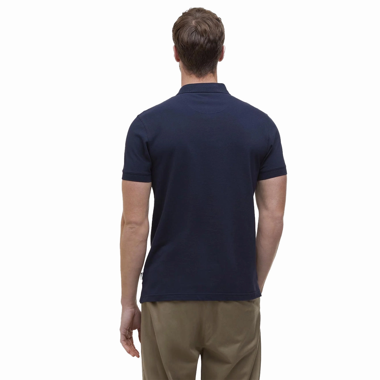 Barbour Blaine Polo Shirt Navy/Pine Hot Sale Frenzy