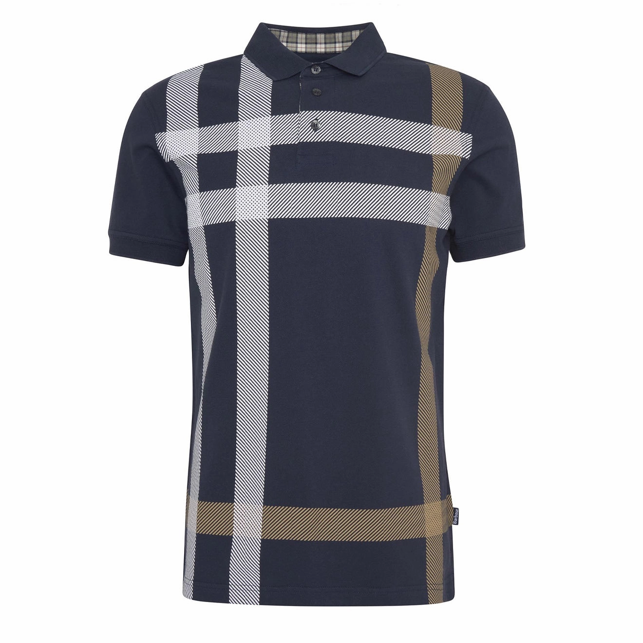 Special Price Today Barbour Blaine Polo Shirt Navy/Pine