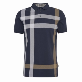 Big Savings Today Trending Now Offer Barbour Blaine Polo Shirt Navy/Pine